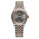 31mm Steel And 18k Everose Gold Slate Roman Diamond Dial Jubilee Bracelet