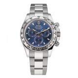 40mm 18k White Gold Blue Dial