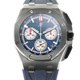 Chronograph 43mm Titanium Blue Dial