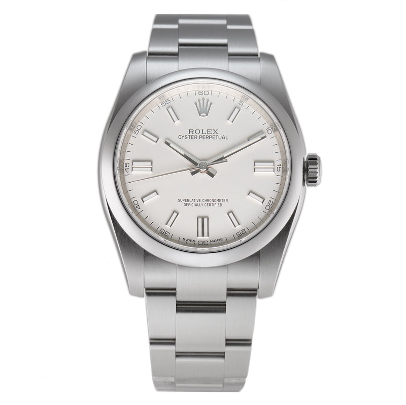 36mm Steel No-Date White Dial With Card 2019