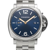 42mm Due 3 Days Steel Blue Dial