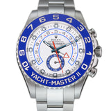 Regatta Chronograph 44mm Blue Hands on RubberB  Bracelet Included