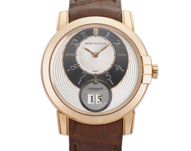 42mm 18k Rose Gold Silver Dial Automatic
