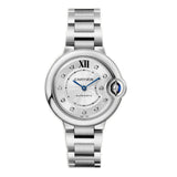 Ballon Bleu De 33mm Automatic Steel Silver Diamond Dial