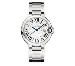 36mm Automatic Steel Silver Roman Dial