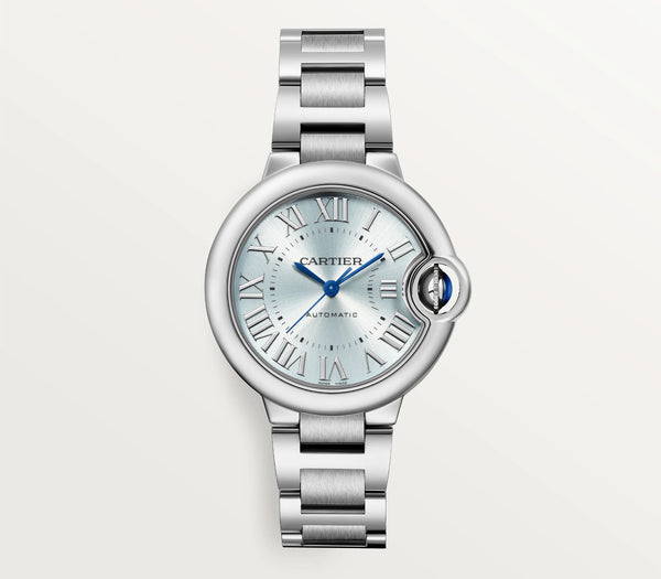33mm Stainless Steel Blue Silvered Dial Automatic on Bracelet