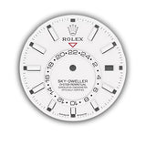 42mm Stainless Steel White Dial 18k Fluted Bezel Oyster Bracelet