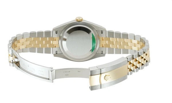 36mm Steel & Yellow Gold Golden Fluted Motif Index Dial Jubilee Bracelet