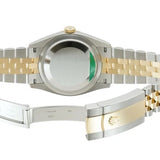 36mm Steel & Yellow Gold MOP Mother of Pearl Diamond Dial Jubilee Bracelet