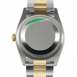 36mm Steel & Yellow Gold Fluted Bezel White Roman Dial Oyster Bracelet