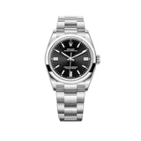36mm No-Date Bright Black Index Dial