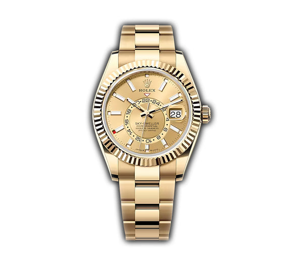 42mm 18k Yellow Gold Champagne Dial Caliber 9002