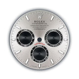 40mm 18k White Gold Ceramic Bezel Steel and Black Dial Oysterflex