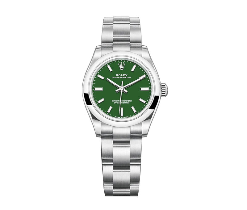 31mm No-Date Green Dial