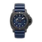 44mm QuarantaQuattro Carbotech Blu Abisso Blue Dial