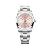 34mm No-Date Pink Index Dial