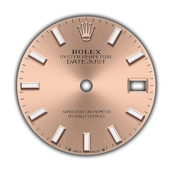 28mm Steel and 18k Everose Gold Rose-Colour Index Dial Jubilee