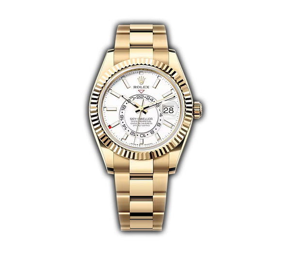 42mm 18k Yellow Gold White Dial Caliber 9002